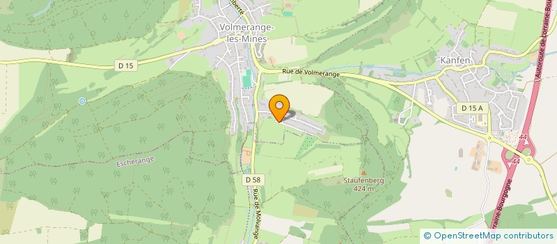 localisation de l'entreprise SCI LES VERGERS DE TIZI  VOLMERANGE-LES-MINES