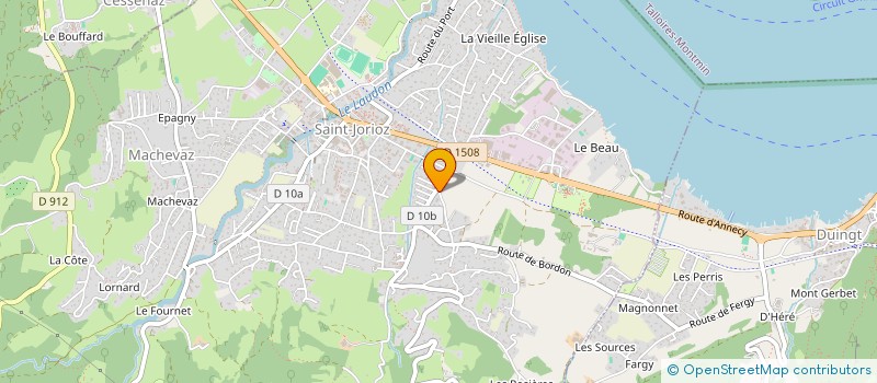 localisation de l'entreprise SCI LES VERGERS DU LAUDOS  SAINT-JORIOZ