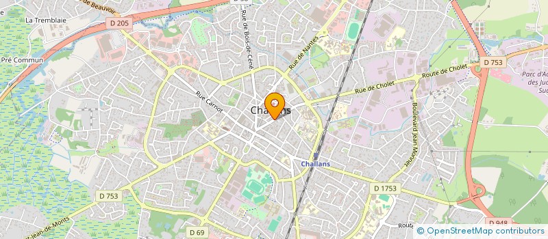 localisation de l'entreprise SCI LES VERGNES à CHALLANS