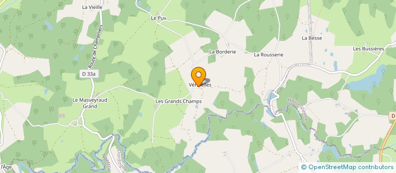 localisation de l'entreprise SCI LES VERINELLES à MAISONNAIS-SUR-TARDOIRE