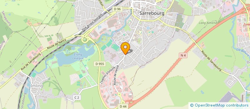 localisation de l'entreprise SCI LES VERMOULUS à SARREBOURG