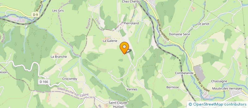 localisation de l'entreprise SCI LES VERNAYES  AMPLEPUIS