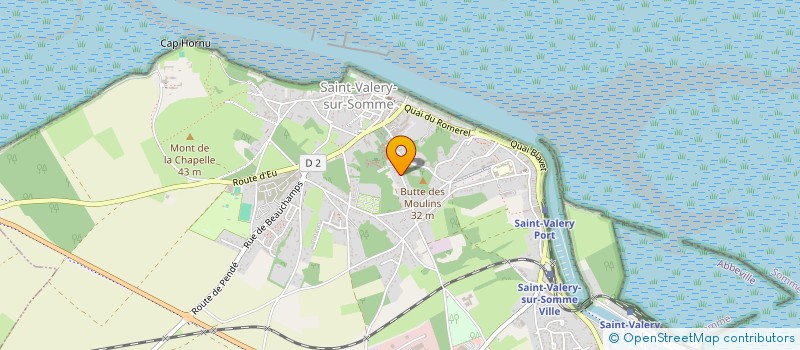 localisation de l'entreprise SCI LES VERRIERES  SAINT-VALERY-SUR-SOMME