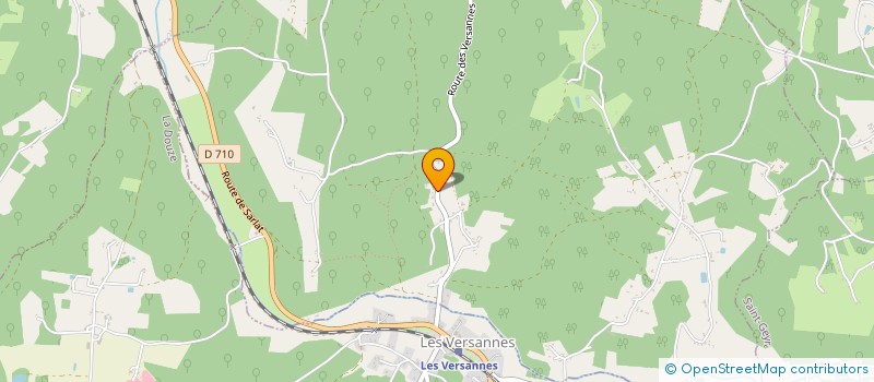 localisation de l'entreprise SCI LES VERSANNES  LA DOUZE