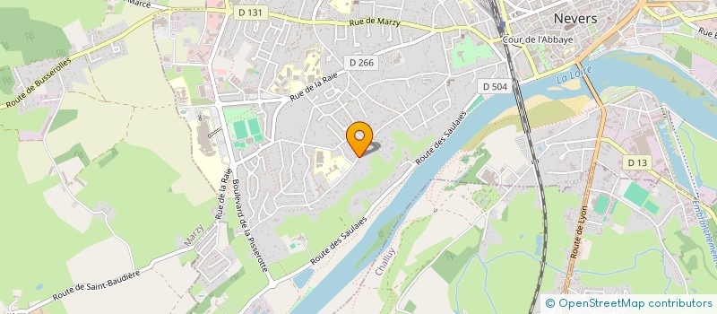 localisation de l'entreprise SCI LES VERTUS à NEVERS