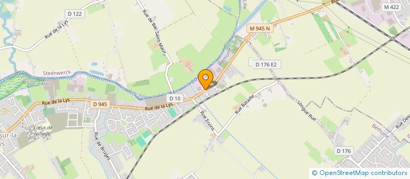 localisation de l'entreprise SCI LES VERVELDES  SAILLY-SUR-LA-LYS