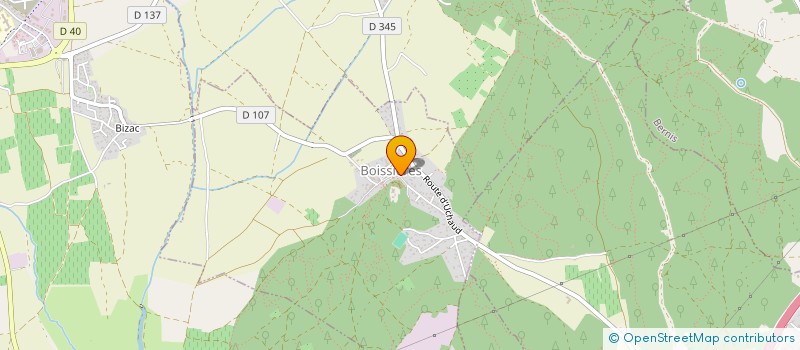 localisation de l'entreprise SCI LES VESTIDES  BOISSIERES