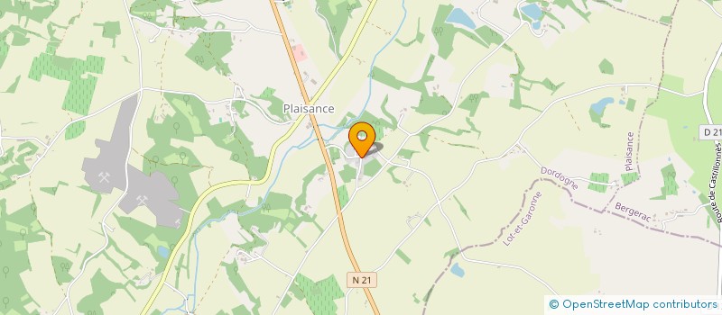 localisation de l'entreprise SCI LES VEYLOTS  PLAISANCE