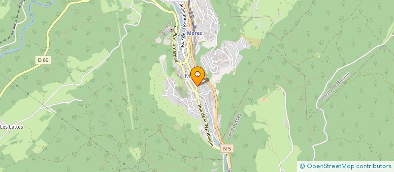 localisation de l'entreprise SCI LES VIADUCS  HAUTS DE BIENNE