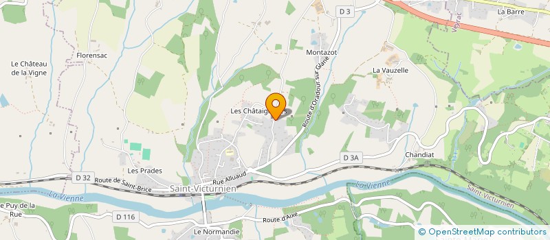 localisation de l'entreprise SCI LES VICQUERIES à SAINT-VICTURNIEN