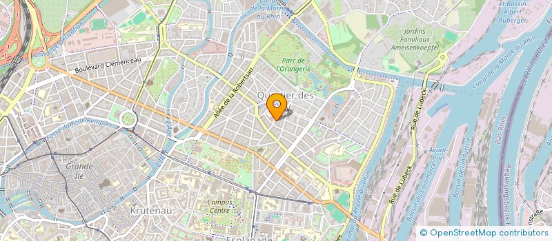 localisation de l'entreprise SCI LES VICTORINES à STRASBOURG