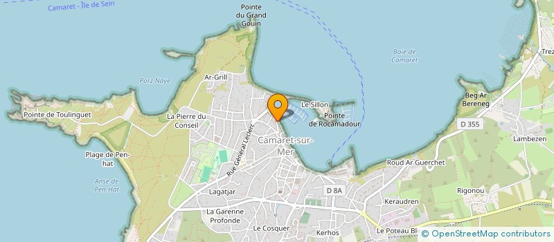 localisation de l'entreprise SCI LES VIEILLES COQUES  CAMARET-SUR-MER