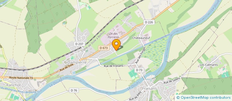 localisation de l'entreprise SCI LES VIEILLES PERRIERES  ETREPIGNEY