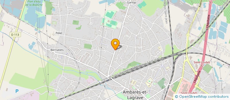 localisation de l'entreprise SCI LES VIEILLES PIERRES  AMBARES-ET-LAGRAVE