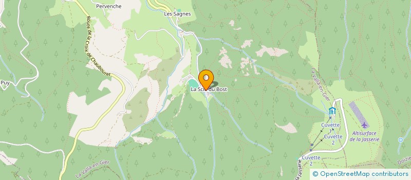 localisation de l'entreprise SCI LES VIEILLES PIERRES  LA VALLA-EN-GIER