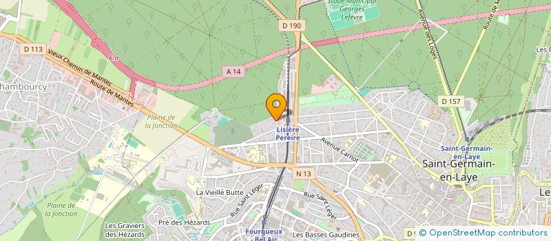 localisation de l'entreprise SCI LES VIEILLES RESTANQUES  SAINT-GERMAIN-EN-LAYE