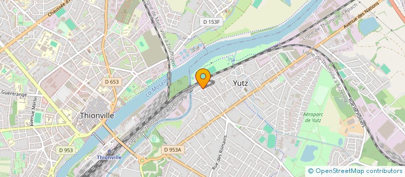 localisation de l'entreprise SCI LES VIEILLES VIGNES  BASSE-HAM