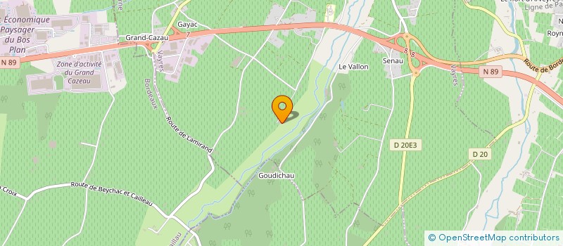 localisation de l'entreprise SCI LES VIEILLES VIGNES  VAYRES