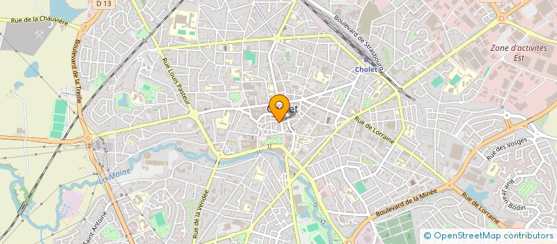 localisation de l'entreprise SCI LES VIEUX GRENIERS à CHOLET