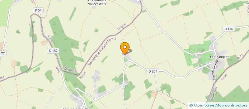 localisation de l'entreprise SCI LES VIEUX MIGNOTS  BOEURS-EN-OTHE