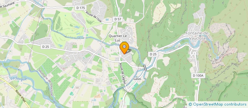 localisation de l'entreprise SCI LES VIEUX PAVES  SAUMANE-DE-VAUCLUSE