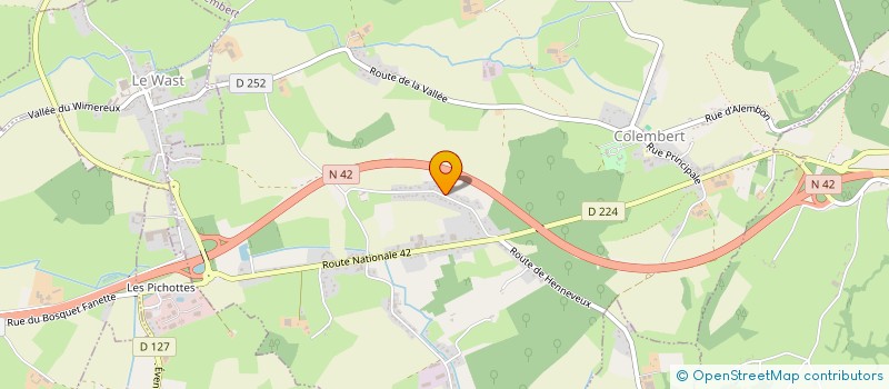 localisation de l'entreprise SCI LES VIEUX POTS DU PLOUY  COLEMBERT