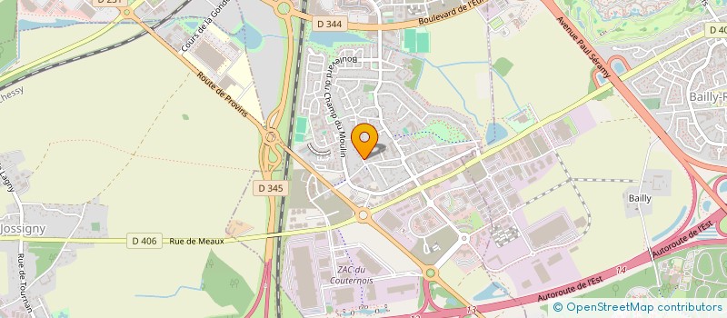 localisation de l'entreprise SCI LES VIEUX TOITS  CHESSY