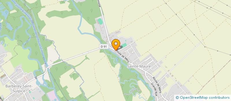 localisation de l'entreprise SCI LES VIGNELLES  SAINTE MAURE