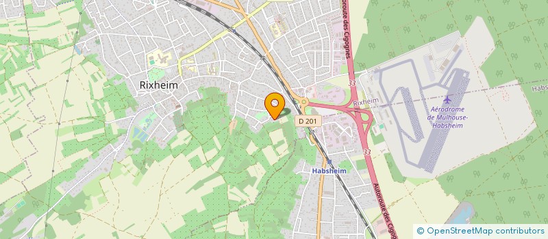 localisation de l'entreprise SCI LES VIGNERONS  RIXHEIM