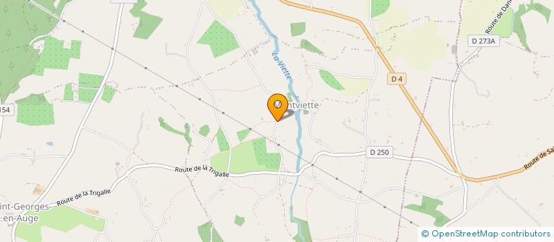 localisation de l'entreprise SCI LES VIGNES  SAINT-PIERRE-EN-AUGE