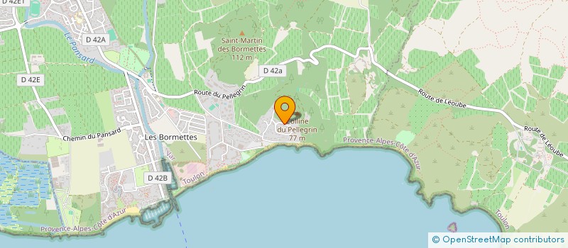 localisation de l'entreprise SCI LES VIGNES  LA LONDE-LES-MAURES