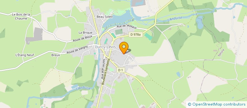 localisation de l'entreprise SCI LES VIGNES à LURCY-LEVIS
