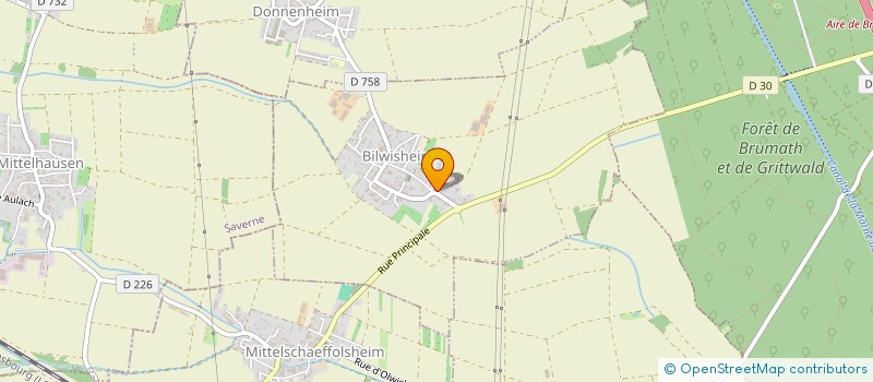 localisation de l'entreprise SCI LES VIGNES  BILWISHEIM