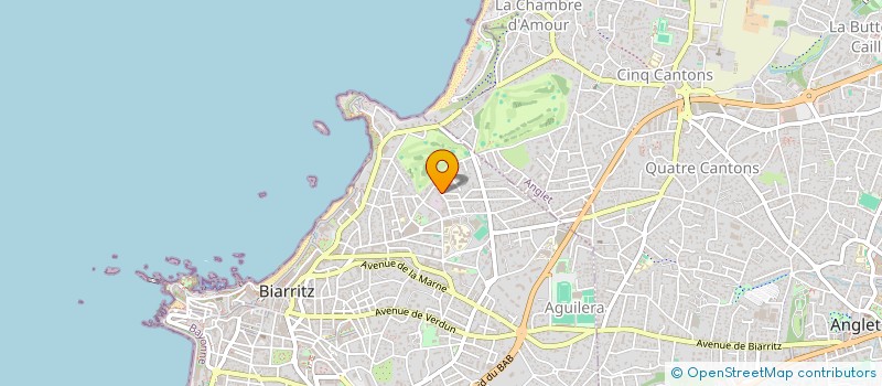 localisation de l'entreprise SCI LES VIGNES à BIARRITZ