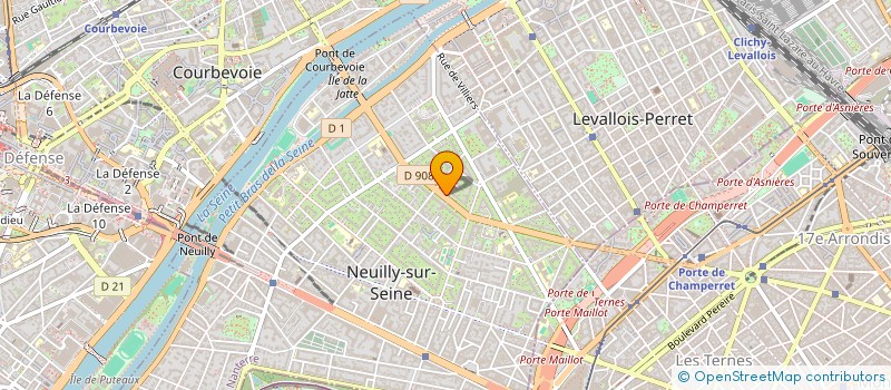localisation de l'entreprise SCI LES VIGNES à NEUILLY-SUR-SEINE