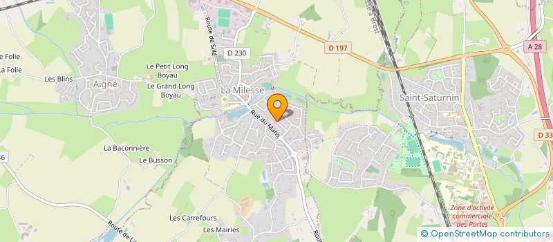 localisation de l'entreprise SCI LES VIGNES  LA CHAPELLE-SAINT-AUBIN