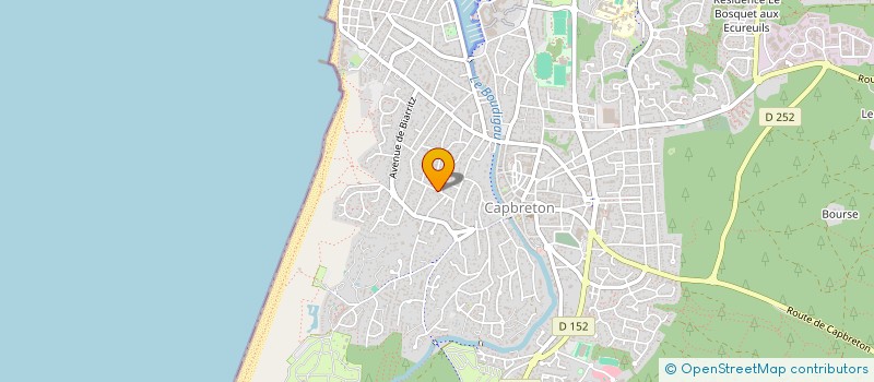 localisation de l'entreprise SCI LES VIGNES à CAPBRETON