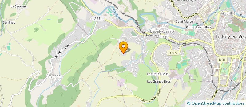 localisation de l'entreprise SCI LES VIGNES  ESPALY-SAINT-MARCEL