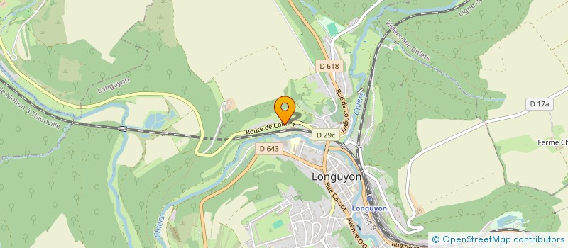 localisation de l'entreprise SCI LES VIGNES  LONGUYON