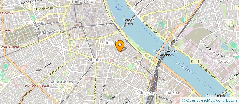 localisation de l'entreprise SCI LES VIGNES  BORDEAUX