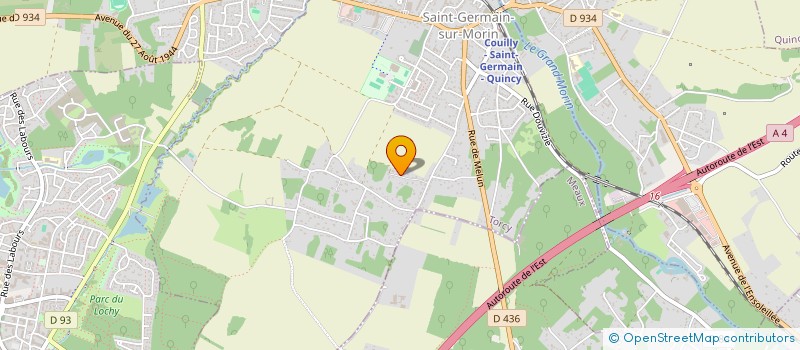 localisation de l'entreprise SCI LES VIGNES  SAINT-GERMAIN-SUR-MORIN