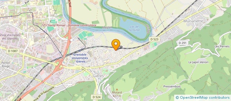 localisation de l'entreprise SCI LES VIGNES  GIERES