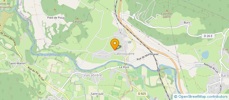 localisation de l'entreprise SCI LES VIGNES  LABARTHE-INARD