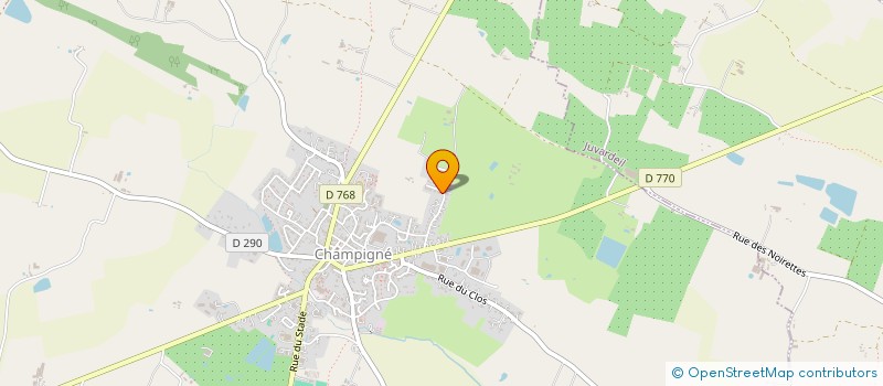 localisation de l'entreprise SCI LES VIGNES à MONTREVAULT-SUR-EVRE