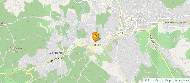 localisation de l'entreprise SCI LES VIGNES  LORGUES