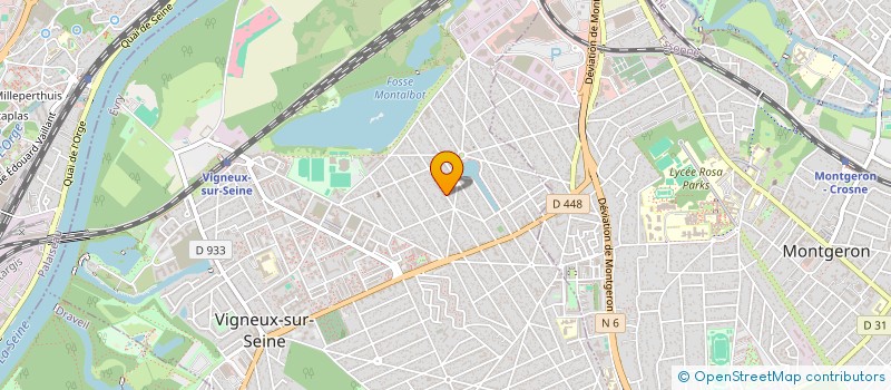 localisation de l'entreprise SCI LES VIGNES à VIGNEUX-SUR-SEINE