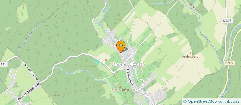 localisation de l'entreprise SCI LES VIGNES  LANGENSOULTZBACH