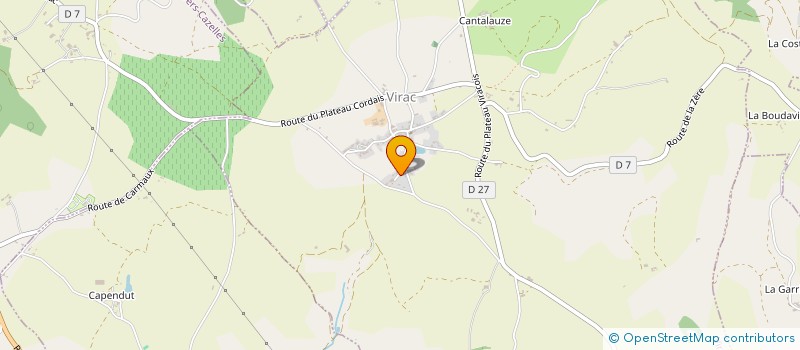 localisation de l'entreprise SCI LES VIGNES  VIRAC