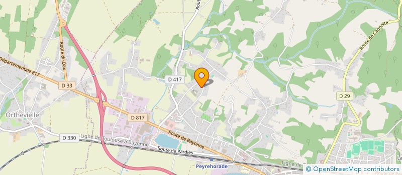 localisation de l'entreprise SCI LES VIGNES 63  PEYREHORADE