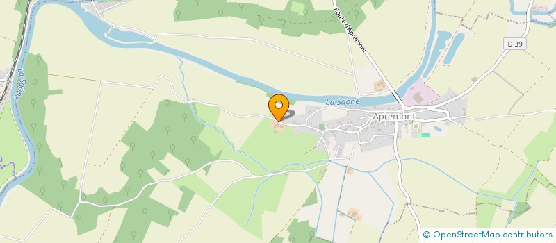 localisation de l'entreprise SCI LES VIGNES  APREMONT